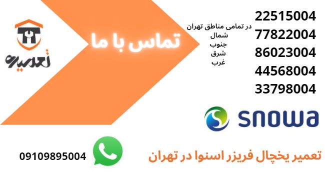 تعمیر یخچال اسنوا در تهران