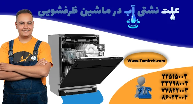 چرا ماشین ظرفشویی نشتی آب دارد؟