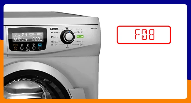 ارور F08 لباسشویی آبسال